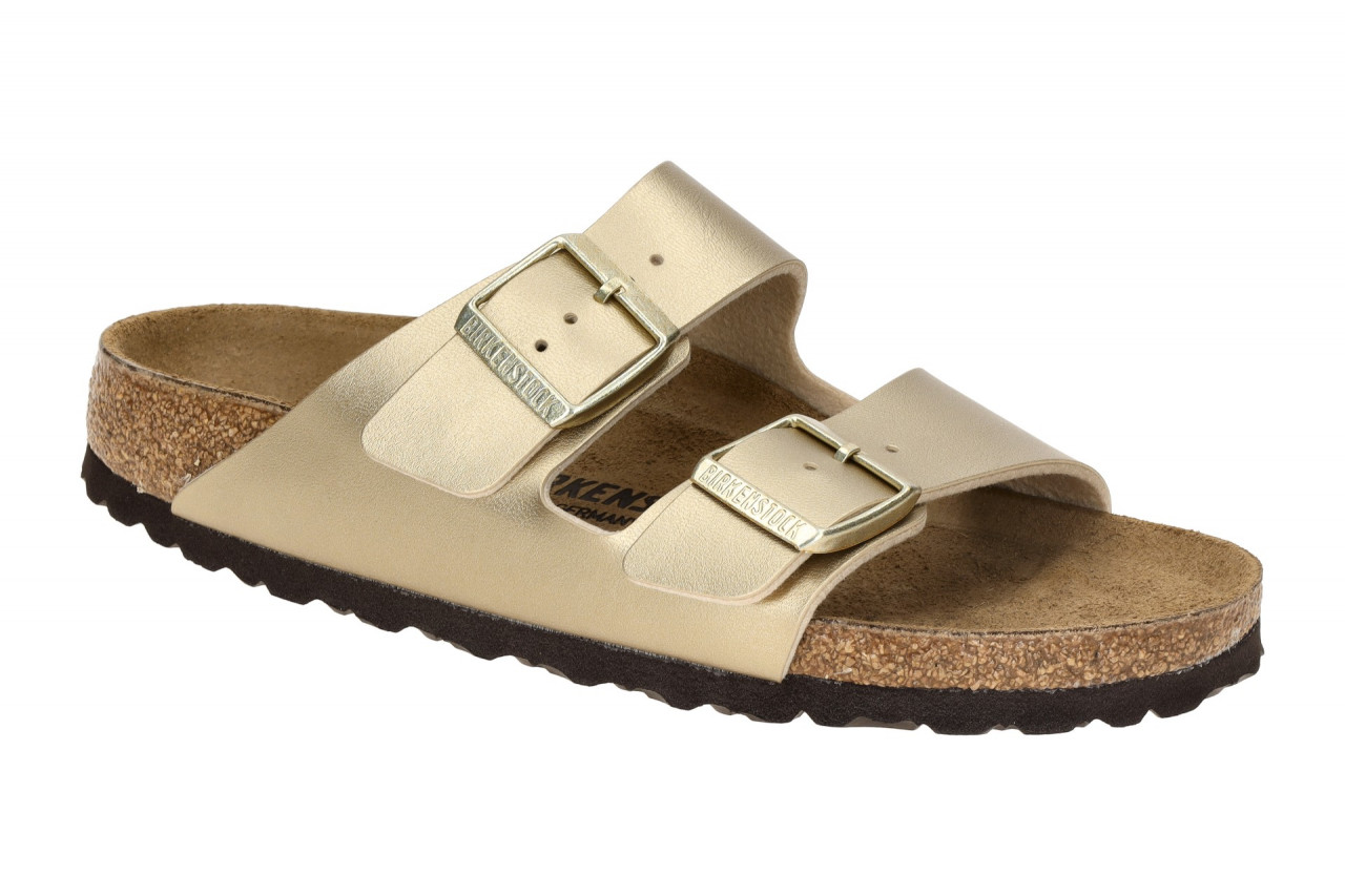 Birkenstock 1016111 BS Arizona Damen Pantoletten Gold Synthetik Fu?bettEVA 1 Birkenstock 1016111 BS Arizona Damen Pantoletten Gold Synthetik Fu?bettEVA