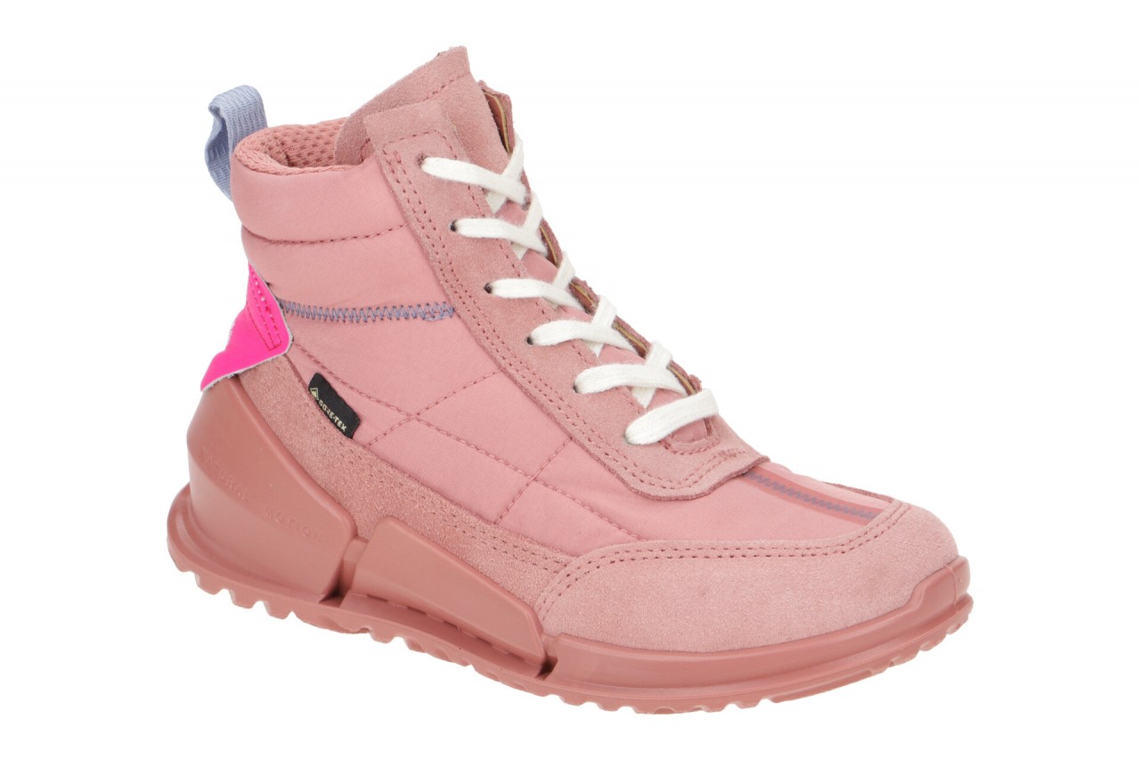 Ecco 711722 BIOM K1 Kinder Sneaker Damen Rose Damask Rose Pink Neon wasserfest 1 Ecco 711722 BIOM K1 Kinder Sneaker Damen Rose Damask Rose Pink Neon wasserfest