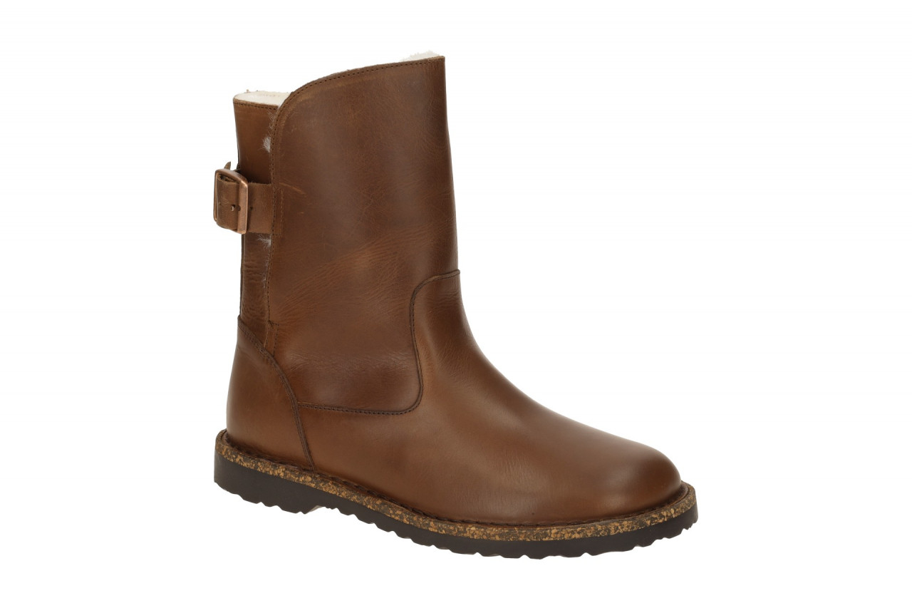 Birkenstock Damen Stiefeletten UPPSALA SHEARLING 1026168 Braun Cognac Warmfutter 1 Birkenstock Damen Stiefeletten UPPSALA SHEARLING 1026168 Braun Cognac Warmfutter