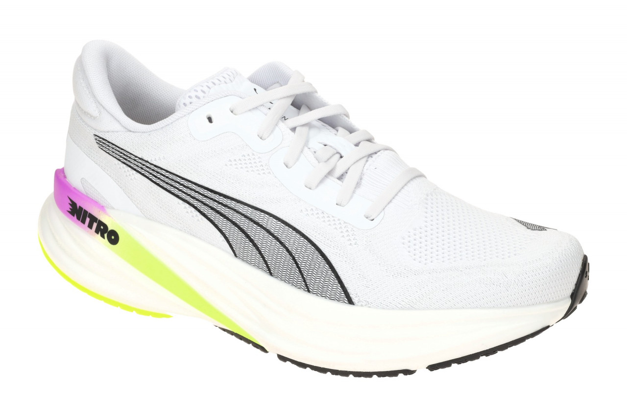 Puma Magnify Nitro 2 Herrenschuhe Wei?/Magenta/Gelb | Leicht mit Puma Grip 1 Puma Magnify Nitro 2 Herrenschuhe Wei?/Magenta/Gelb | Leicht mit Puma Grip