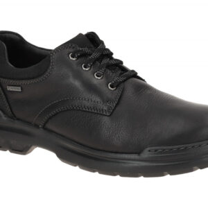 Clarks 26173464 7 Rockie Walk GTX Herrenschuhe Schwarz (black) aus Glattleder...