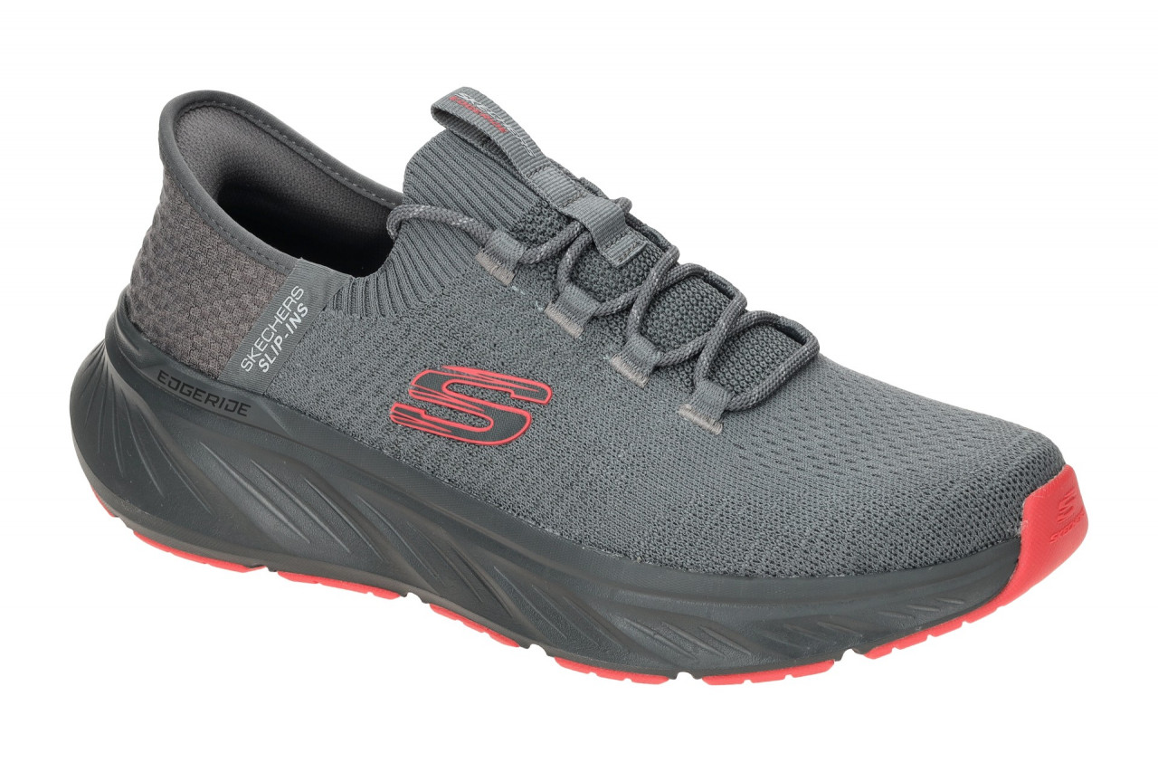 Skechers 232932 CCRD Herrenschuhe Grau Rot Hands Free Slip Ins 1 Skechers 232932 CCRD Herrenschuhe Grau Rot Hands Free Slip Ins