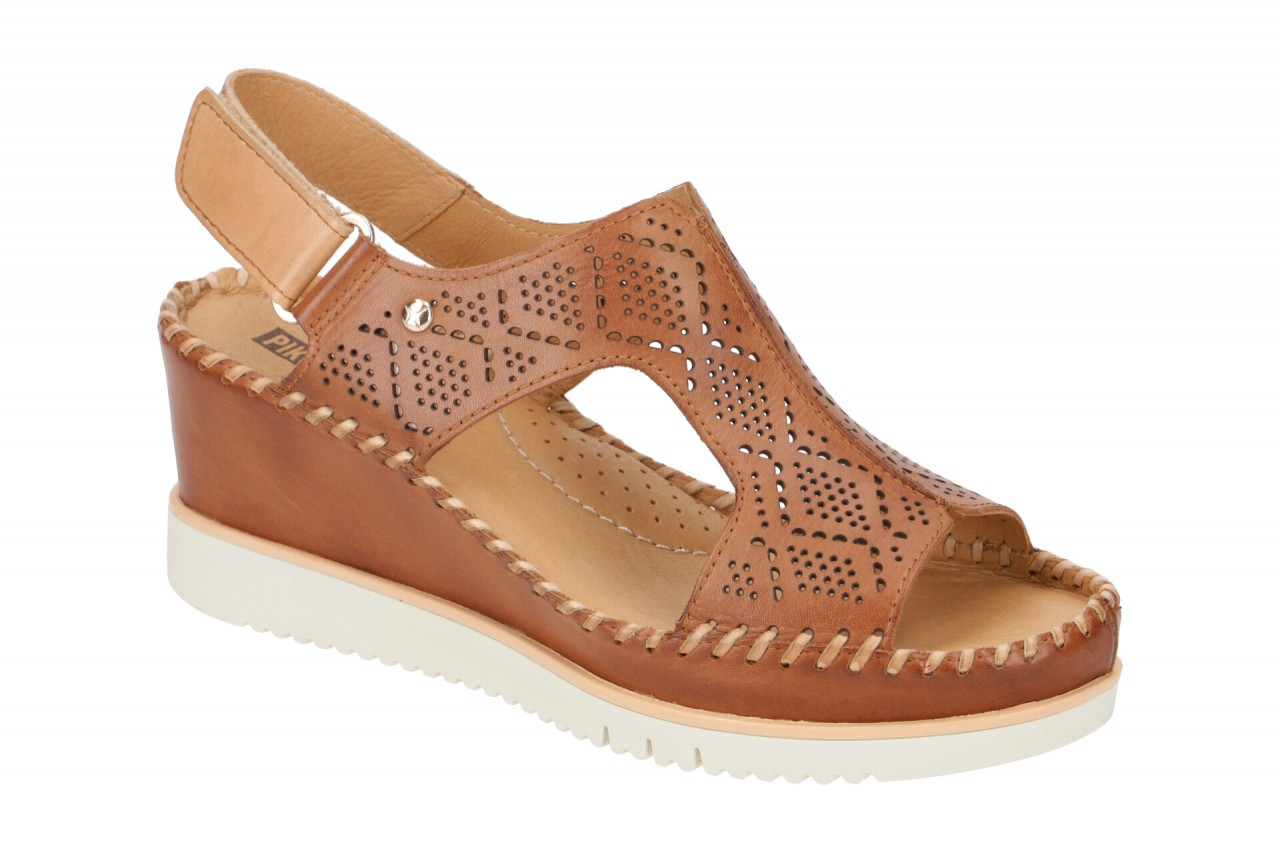 Pikolinos W3Z-1775C1 Damen Plateau Sandalen braun brandy Keilabsatz 4cm 1 Pikolinos W3Z-1775C1 Damen Plateau Sandalen braun brandy Keilabsatz 4cm