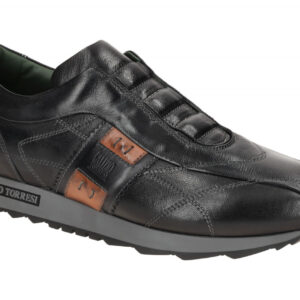 Galizio Torresi GT 313948 Herren Sneaker Schwarz Echtleder gepolstert - Gr??e G