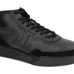 Ecco 53982451052 STREET COURT HIGH-TOP Herrenschuhe Schwarz Uni Schn?rung