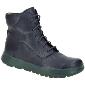 Think 518 Damen Stiefeletten Navy Echtleder bequem & leicht mit herausnehmbar...