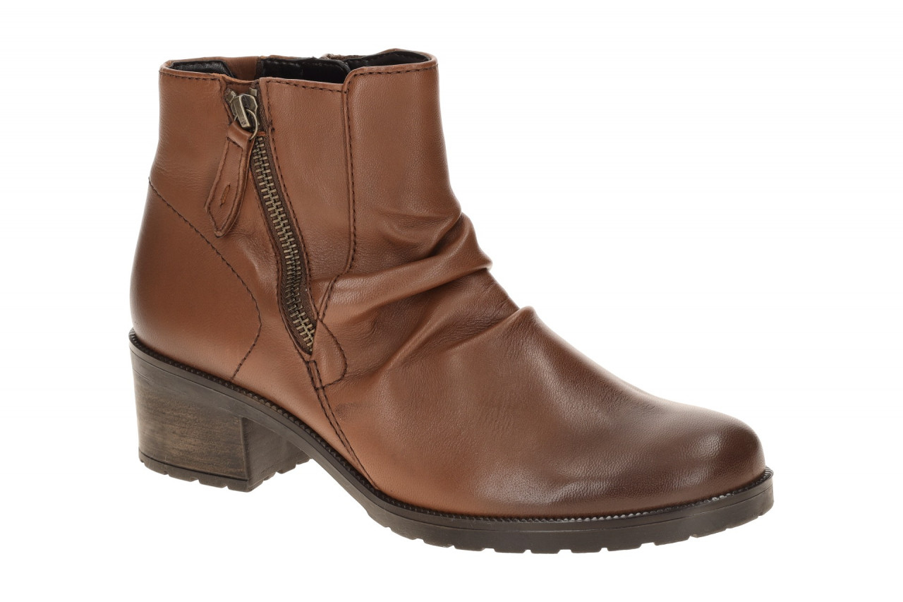Gabor 72.811 Damen Stiefeletten Braun Sattel Effekt Blockabsatz Absatzh?he 4cm 1 Gabor 72.811 Damen Stiefeletten Braun Sattel Effekt Blockabsatz Absatzh?he 4cm