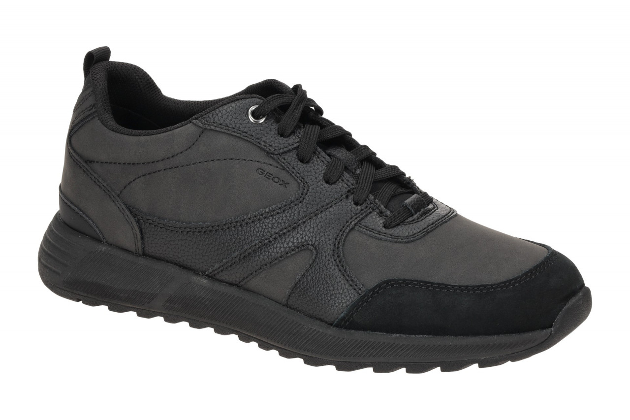 Geox U46F1A 0EKBU C9999 Herren Sneakers schwarz - black, atmungsaktiv & bequem 1 Geox U46F1A 0EKBU C9999 Herren Sneakers schwarz - black, atmungsaktiv & bequem