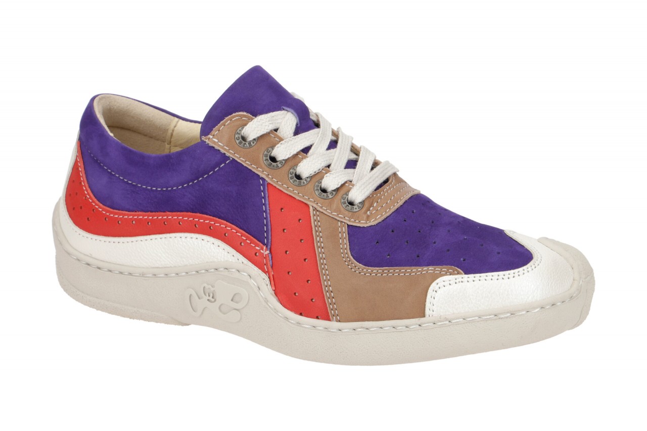Eject 20419.001 SKAT_D Damenschuhe lila multi Echtleder Gummisohle flach 1 Eject 20419.001 SKAT_D Damenschuhe lila multi Echtleder Gummisohle flach