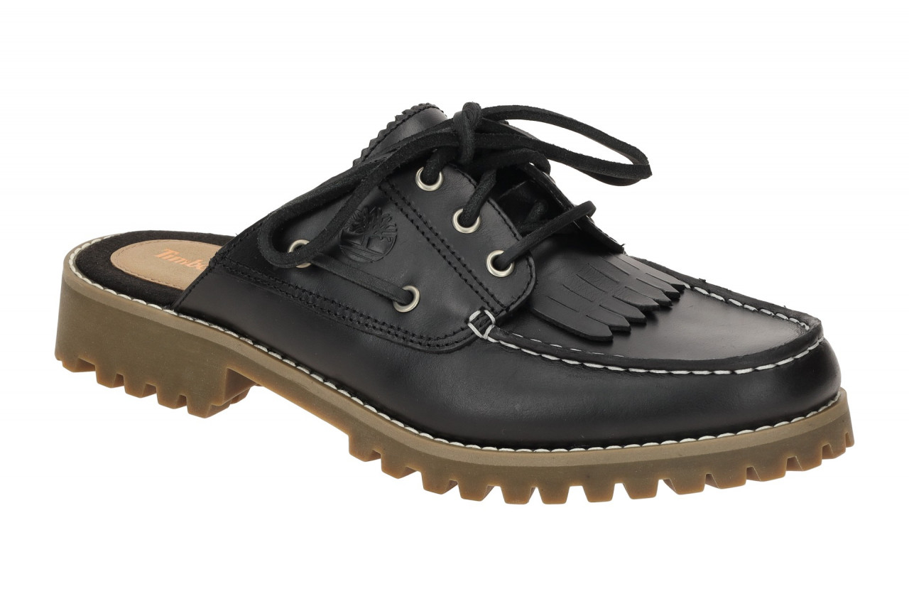 Timberland 0A4198 W02 TB Noreen Mule Damenschuhe Schwarz - Bequeme Pantolette... 1 Timberland 0A4198 W02 TB Noreen Mule Damenschuhe Schwarz - Bequeme Pantolette...