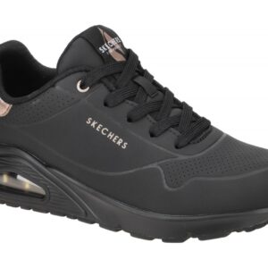 Skechers 177094 BBK Damen Schn?r-Halbschuhe Schwarz Air Cooled Memory Foam