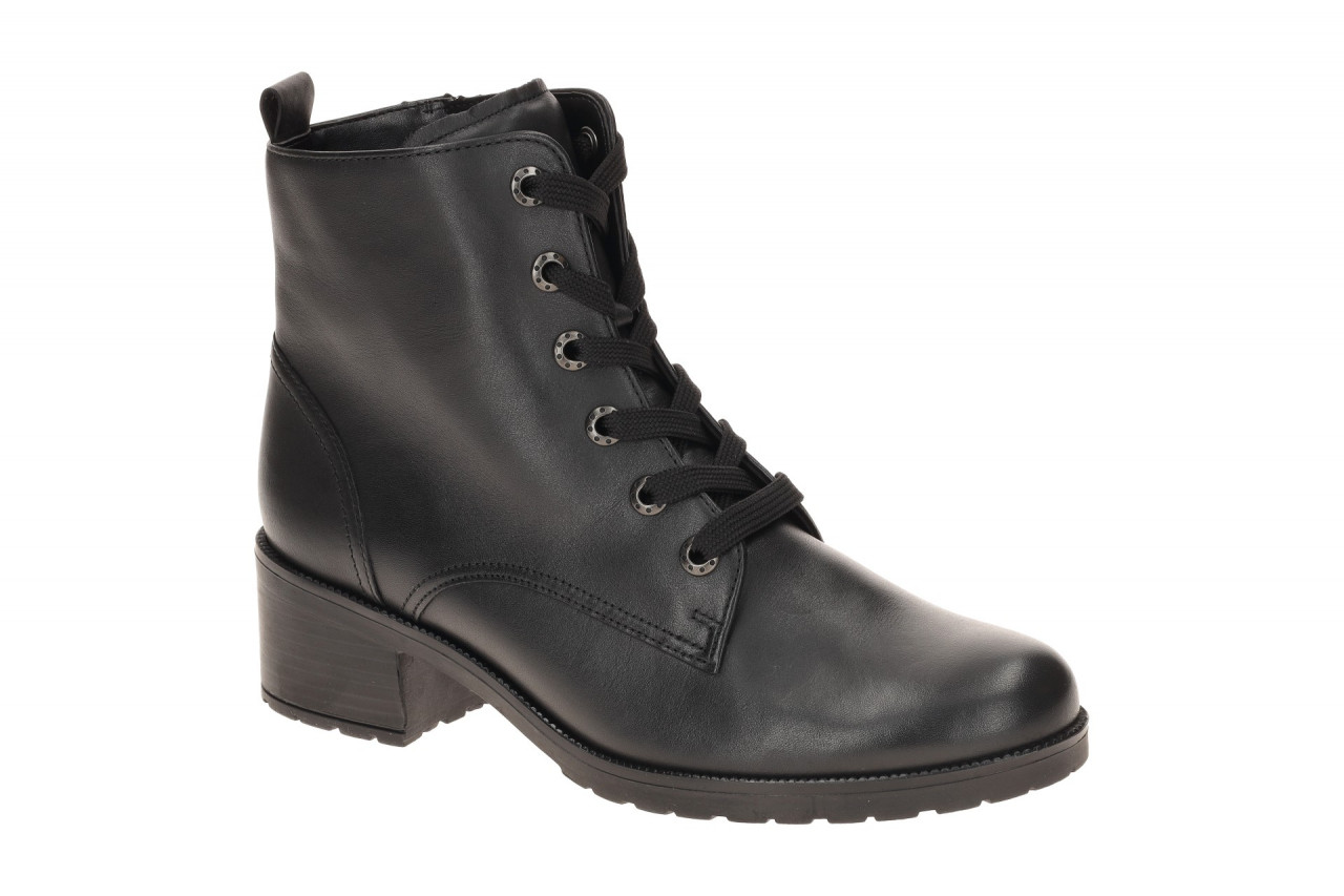 Gabor 72.816 Damen Stiefeletten Schwarz - elegante Lace up Boots 1 Gabor 72.816 Damen Stiefeletten Schwarz - elegante Lace up Boots