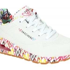 Skechers 155506 WHT Damenschuhe Sportliche Halbschuhe Wei? Skech Air Memory Foam