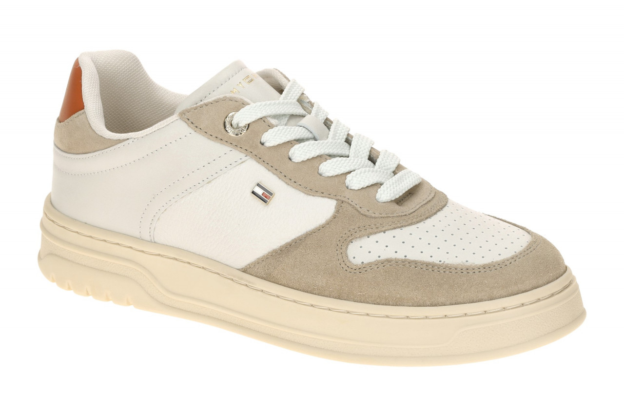 Tommy Hilfiger FW08796 ACI SPORTY CUPSOLE Damen Sneaker Beige - Velourleder +... 1 Tommy Hilfiger FW08796 ACI SPORTY CUPSOLE Damen Sneaker Beige - Velourleder +...