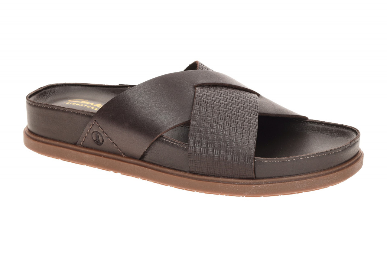 Clarks 26180888 7 Torford Cross Herren Sandale Braun bequem mit Glattleder 1 Clarks 26180888 7 Torford Cross Herren Sandale Braun bequem mit Glattleder