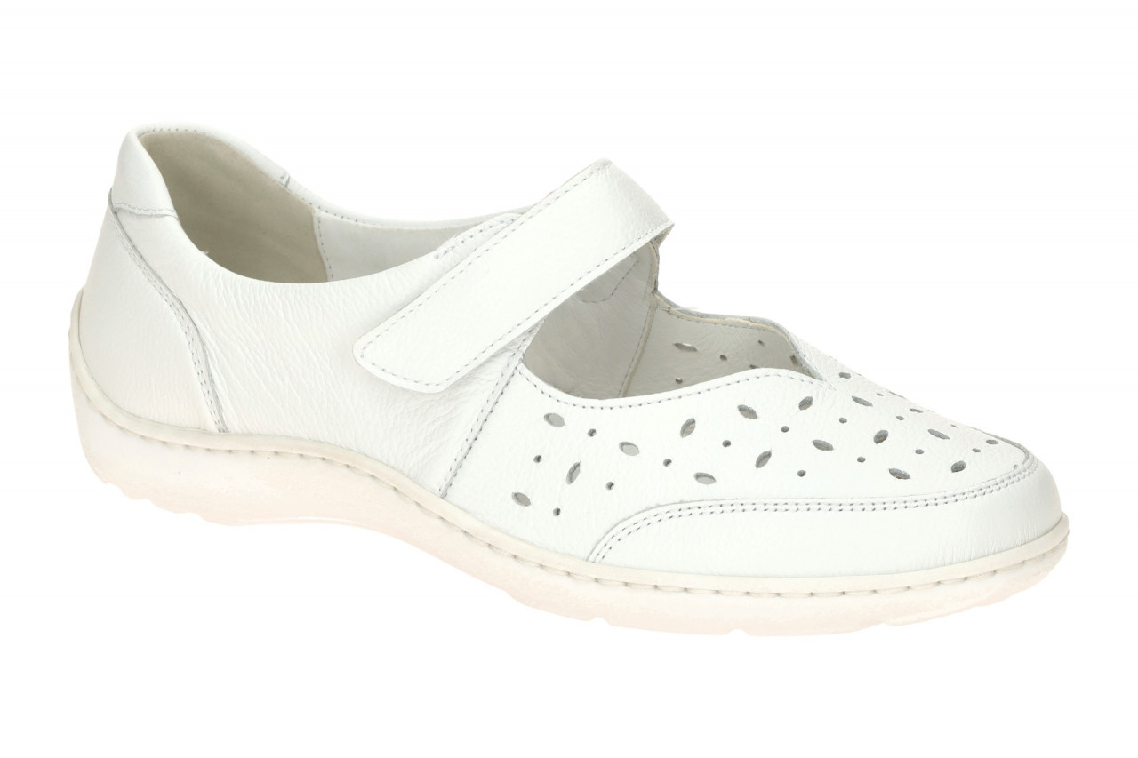 Waldl?ufer 496325 HENNI Damenschuhe wei? Echtleder Klettverschluss 1 Waldl?ufer 496325 HENNI Damenschuhe wei? Echtleder Klettverschluss