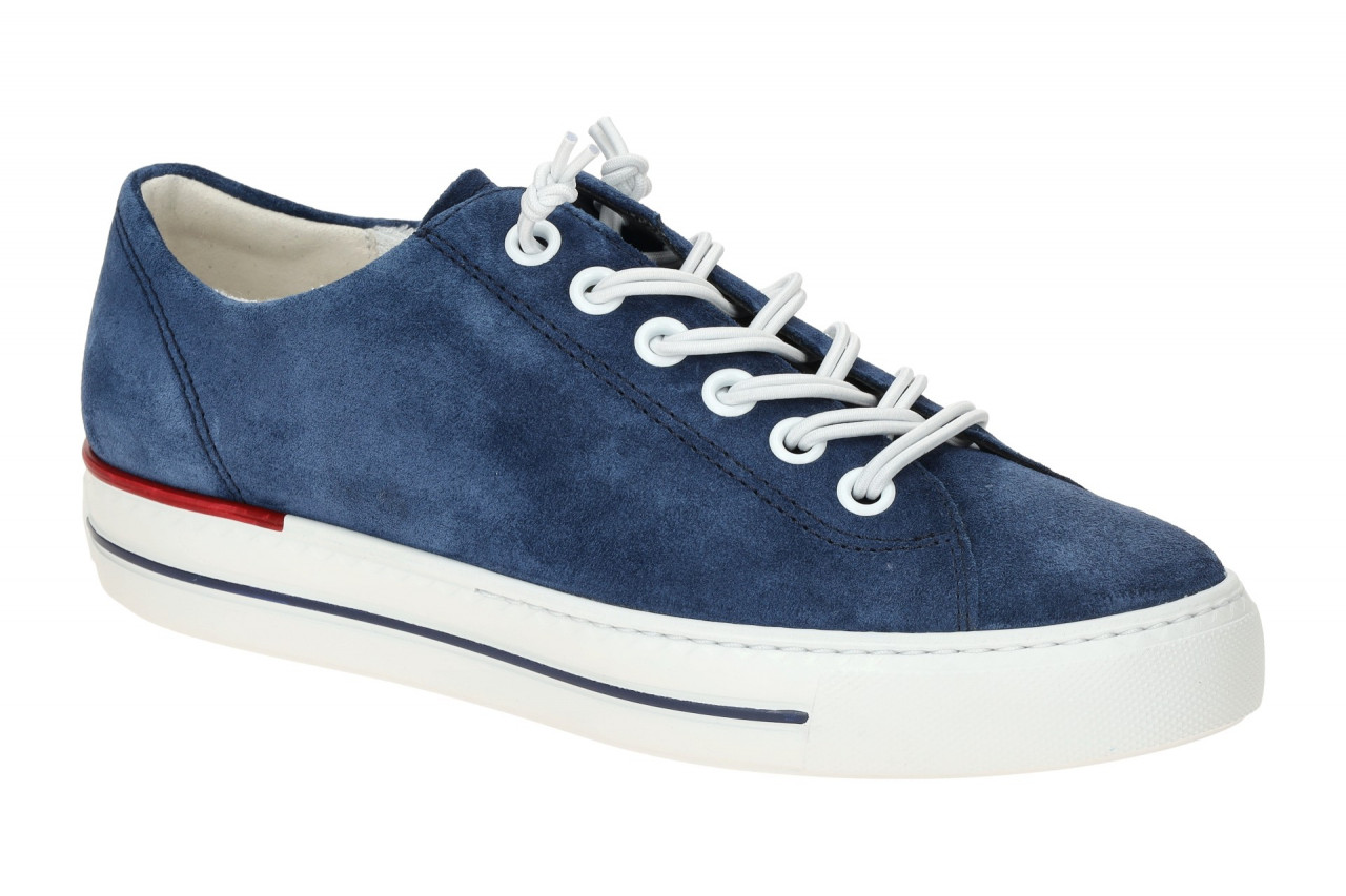 Paul Green Damenschuhe Sneaker 4081-54 PG 4081 blau indigo Velour Leder Frott... 1 Paul Green Damenschuhe Sneaker 4081-54 PG 4081 blau indigo Velour Leder Frott...