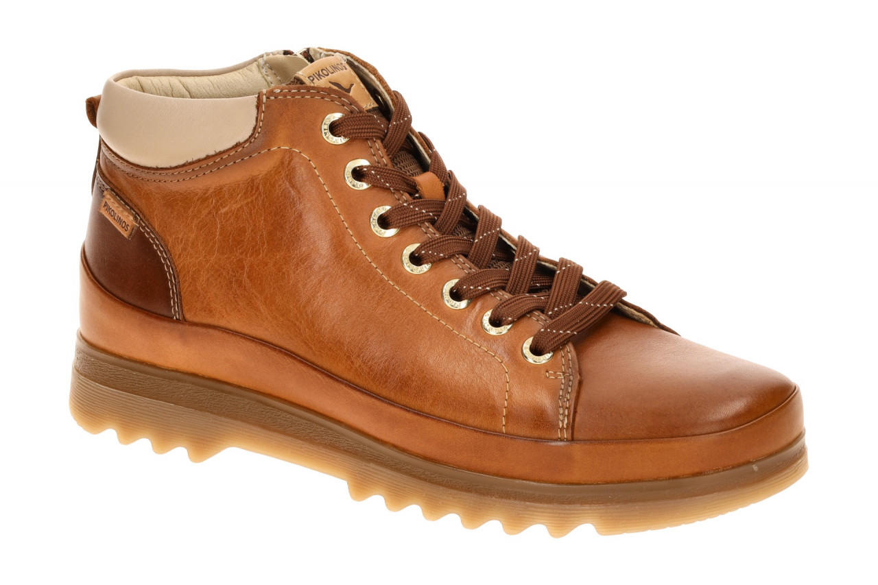 Pikolinos Damen Stiefeletten VIGO W3W-8825C1 Brandey Braun - Sportliche Mid-S... 1 Pikolinos Damen Stiefeletten VIGO W3W-8825C1 Brandey Braun - Sportliche Mid-S...