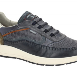 Pikolinos M7W-6423C1 Salamanca Herren Slipper blau bequem rund G Gummi-Sohle