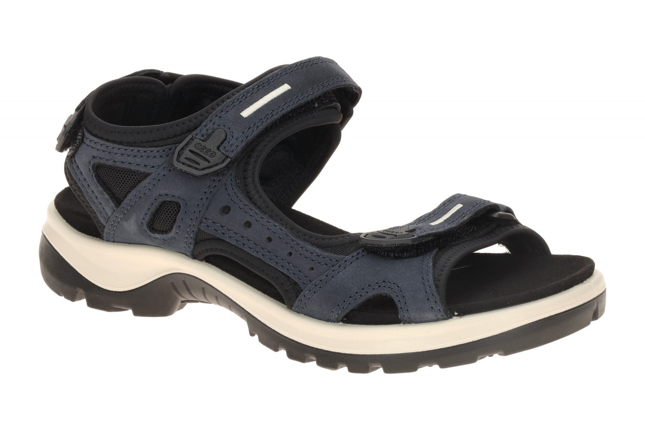 Ecco 06956302038 Damen Sandale marine Nubuck Receptor Gummisohle 1 Ecco 06956302038 Damen Sandale marine Nubuck Receptor Gummisohle