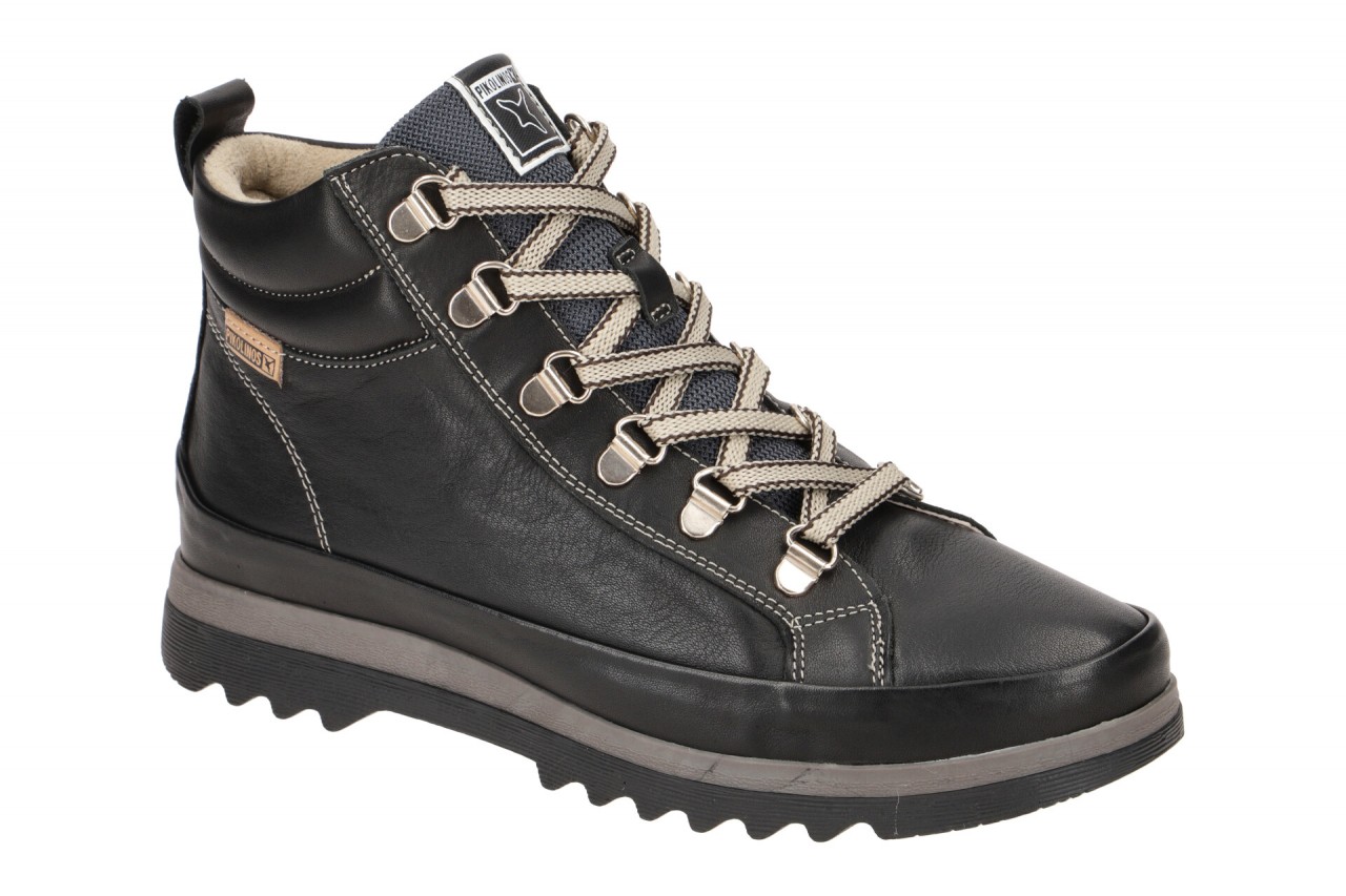 Pikolinos W3W-8564 VIGO Damen Stiefeletten schwarz sportlich flach schn?rung 1 Pikolinos W3W-8564 VIGO Damen Stiefeletten schwarz sportlich flach schn?rung