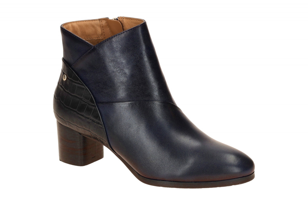 Pikolinos W1Z-8575C1 Damen Stiefeletten blau - bequeme Kn?chelhoch Holzabsatz 1 Pikolinos W1Z-8575C1 Damen Stiefeletten blau - bequeme Kn?chelhoch Holzabsatz
