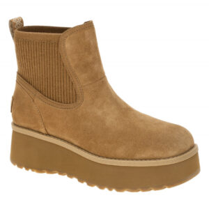 UGG 1173258 CHE Damen Stiefeletten Braun Chelsea-Boots mit Keilabsatz