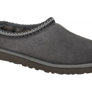 UGG 5950 DGRY TASMAN Herren Slipper dunkelgrau Velour Wolle-Recycled Polyester