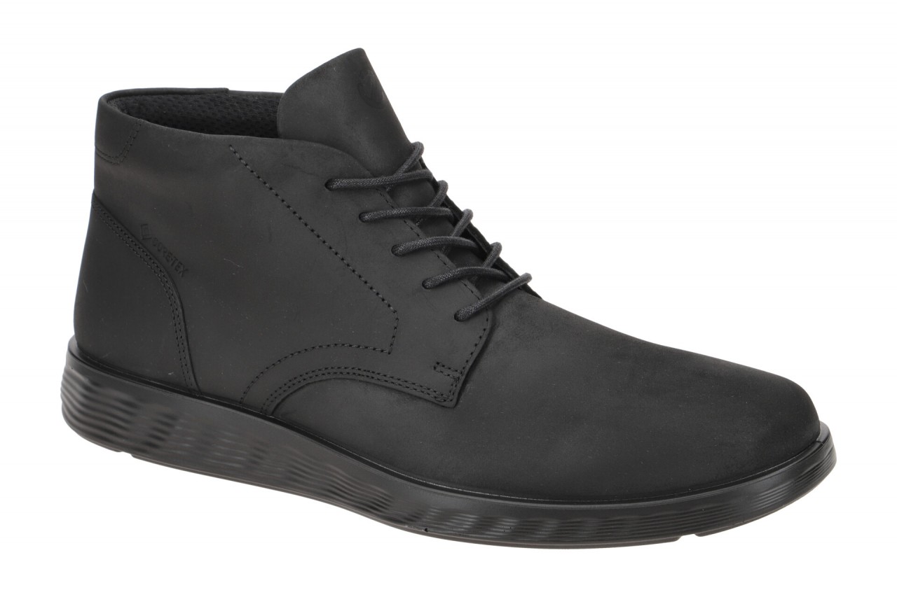 Ecco 52033402001 S LITE HYBRID Schwarz Herren Stiefelette - Wasserdicht Nubuck 1 Ecco 52033402001 S LITE HYBRID Schwarz Herren Stiefelette - Wasserdicht Nubuck