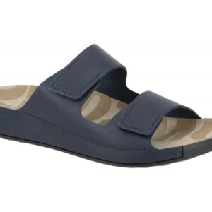 Ecco 50090402038 Herren Pantoletten Marineblau Echtleder Komfort Fu?bett