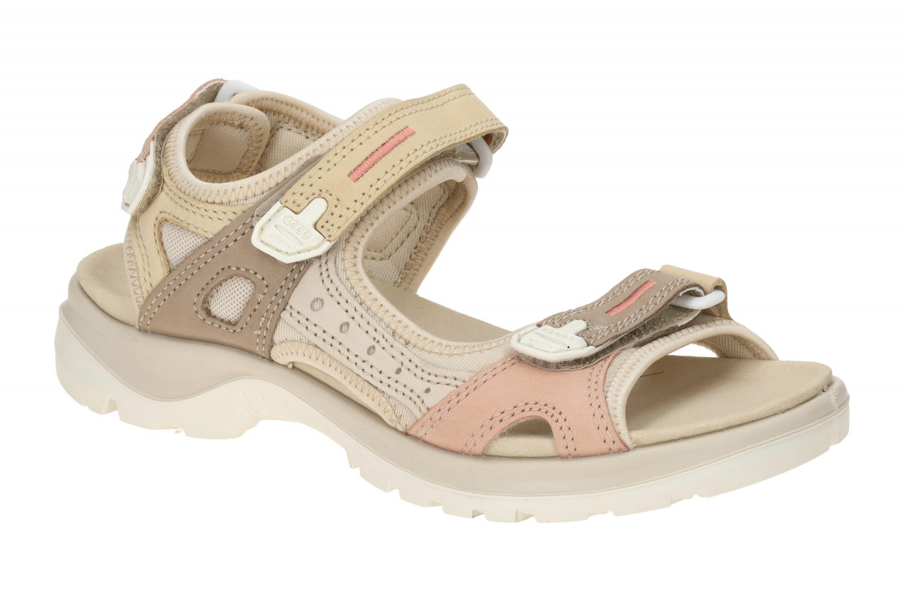Ecco 069563 Yucatan Sandale beige multicolor/straw Damen Sandaletten Receptor... 1 Ecco 069563 Yucatan Sandale beige multicolor/straw Damen Sandaletten Receptor...