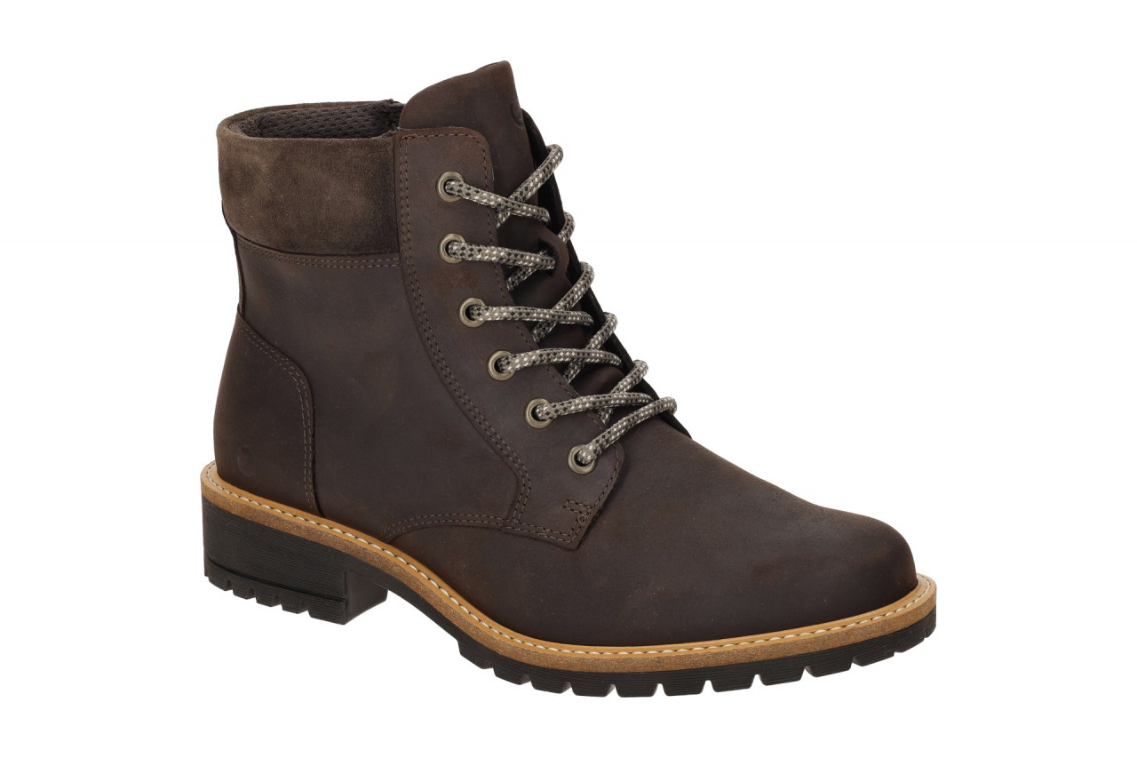 Ecco 202123 ELAINA Damen Stiefeletten mocha braun Schn?r-Boots mit robustem P... 1 Ecco 202123 ELAINA Damen Stiefeletten mocha braun Schn?r-Boots mit robustem P...
