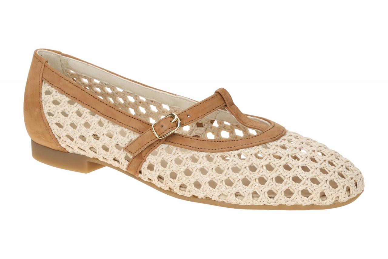 Paul Green Damen Ballerinas 1143-000 Beige Natur Sisal Mary Jane Stil 1 Paul Green Damen Ballerinas 1143-000 Beige Natur Sisal Mary Jane Stil