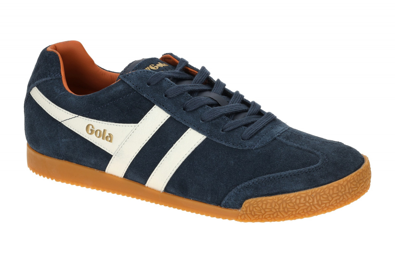 Gola CMA192IW Harrier Herren Sneaker navy/offwhite/moody orange Echtleder & T... 1 Gola CMA192IW Harrier Herren Sneaker navy/offwhite/moody orange Echtleder & T...