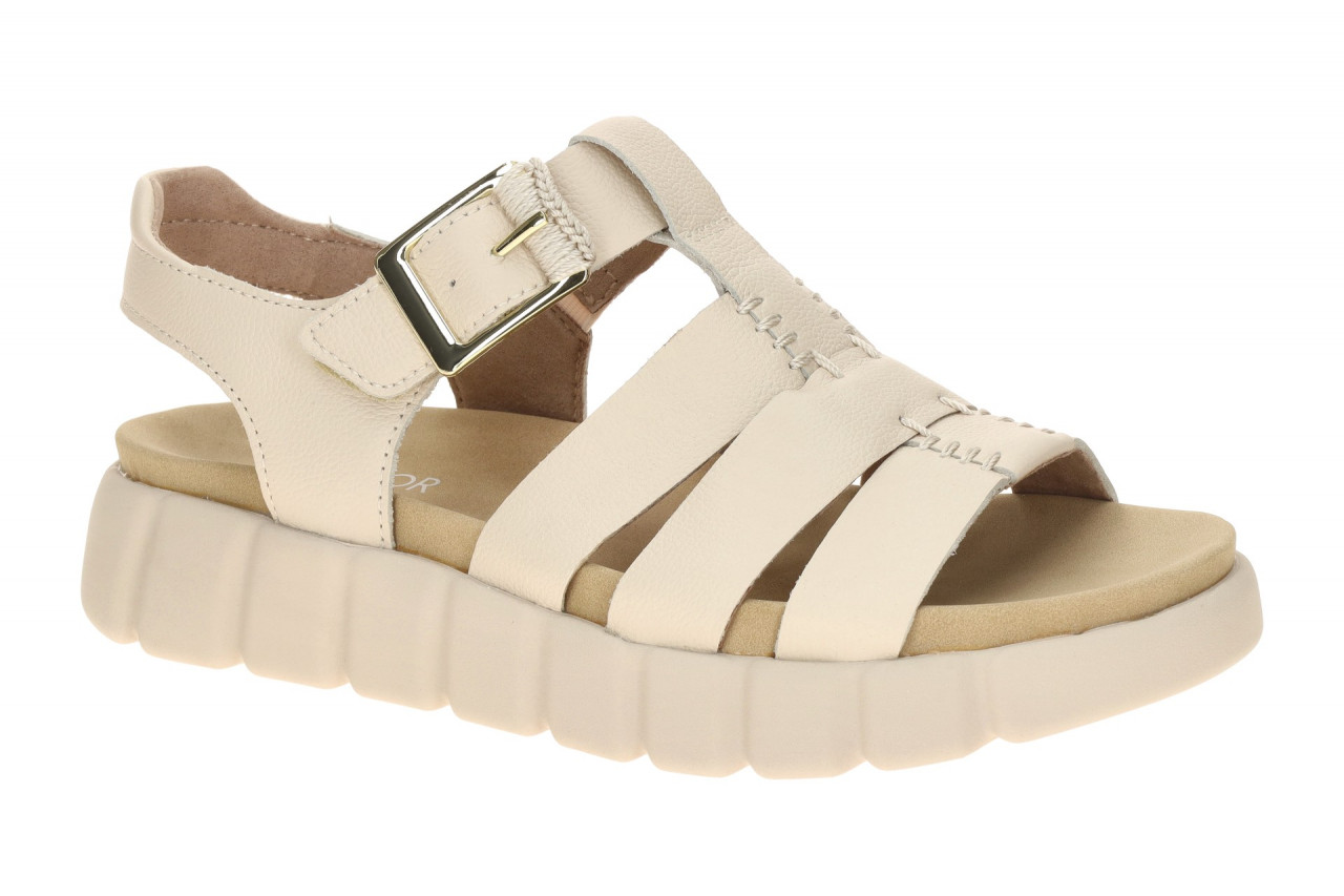 Gabor Damen Sandalette 82.894.52 beige creme R?mer Sandale extra leicht und f... 1 Gabor Damen Sandalette 82.894.52 beige creme R?mer Sandale extra leicht und f...
