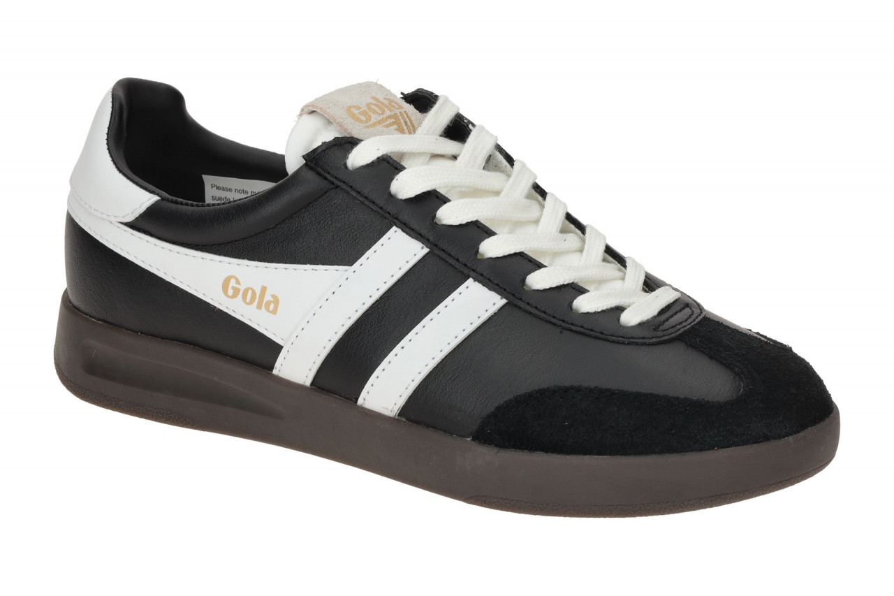 Gola CLB743BW Cyclone Leather Black/White/Dark Gum Sneaker - Damen Halbschuhe 1 Gola CLB743BW Cyclone Leather Black/White/Dark Gum Sneaker - Damen Halbschuhe