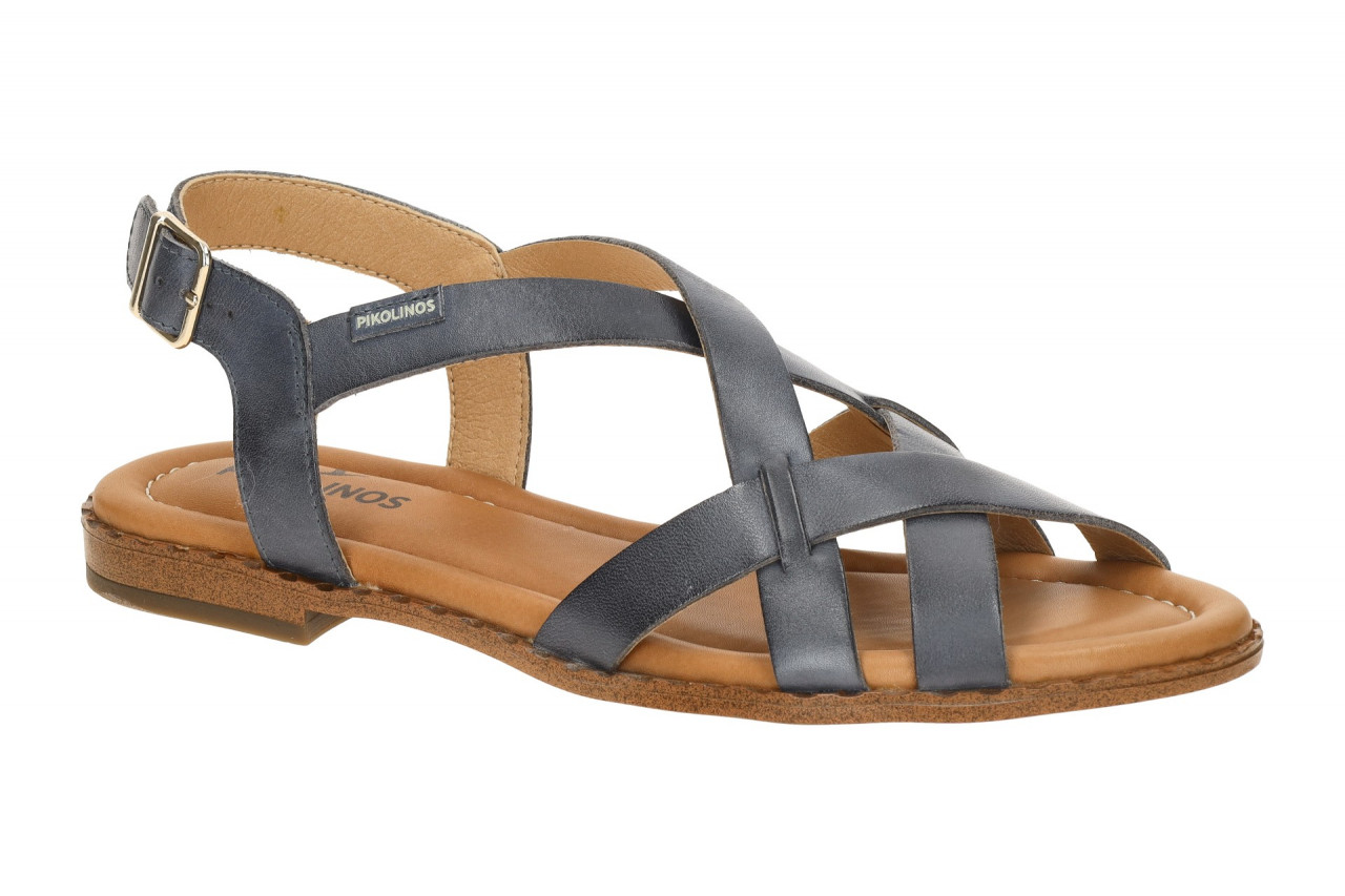 Pikolinos W0X-0556ST Pacific Damen Sandalette ALGAR Blau Echtleder Fu?bett 1 Pikolinos W0X-0556ST Pacific Damen Sandalette ALGAR Blau Echtleder Fu?bett
