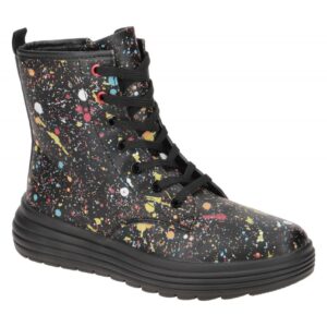 Geox J16ETA PHAOLAE GIRL Kinderschuhe M?dchen, black/multicolor Boots