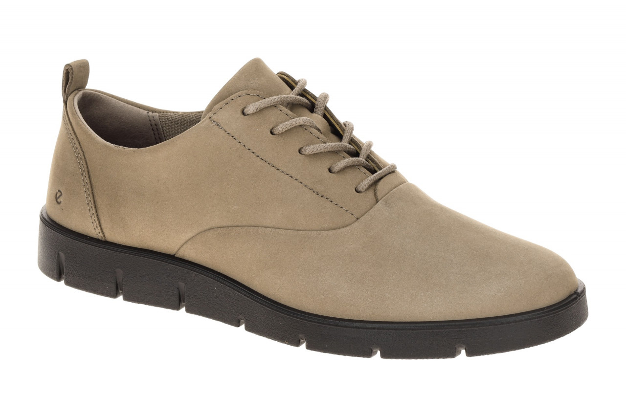 Ecco 282313 BELLA - Lace Damenschuhe taupe-grau Schwarzflexible PU-Sohle 1 Ecco 282313 BELLA - Lace Damenschuhe taupe-grau Schwarzflexible PU-Sohle