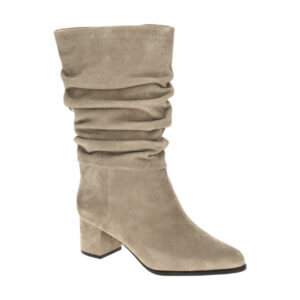 Peter Kaiser Damenstiefel 9-75324-45 Grau Taupe Velourleder Blockabsatz