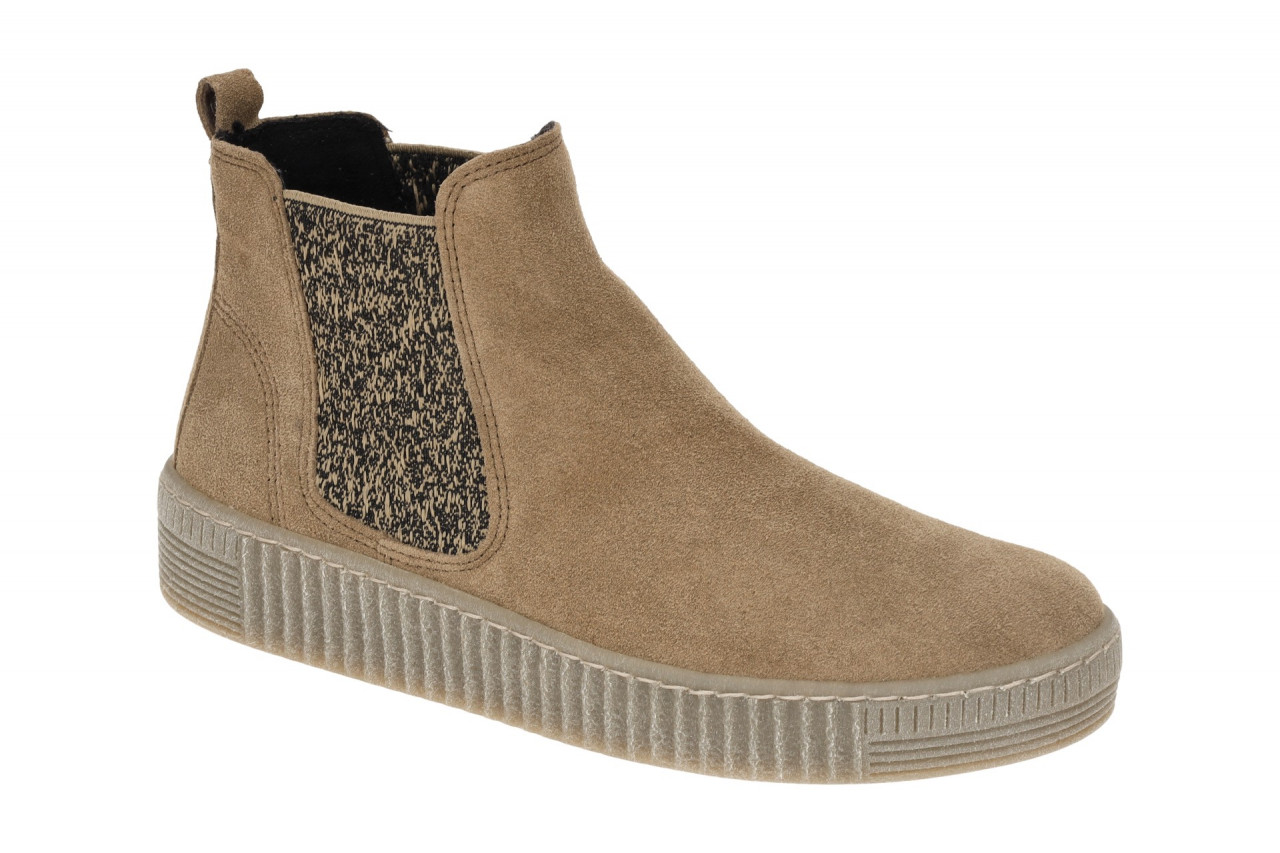 Gabor 8013.02.014 Damen Stiefeletten Beige Sahara Wedge Absatz 1 Gabor 8013.02.014 Damen Stiefeletten Beige Sahara Wedge Absatz