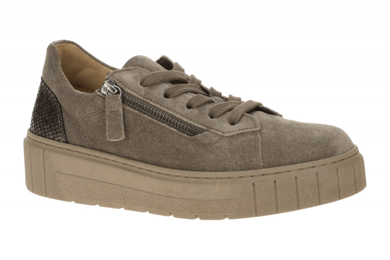 Gabor 6017.03 Damenschuhe Grau Mohair Plateau-Sneaker H-Weit-Fu?bett 1 Gabor 6017.03 Damenschuhe Grau Mohair Plateau-Sneaker H-Weit-Fu?bett