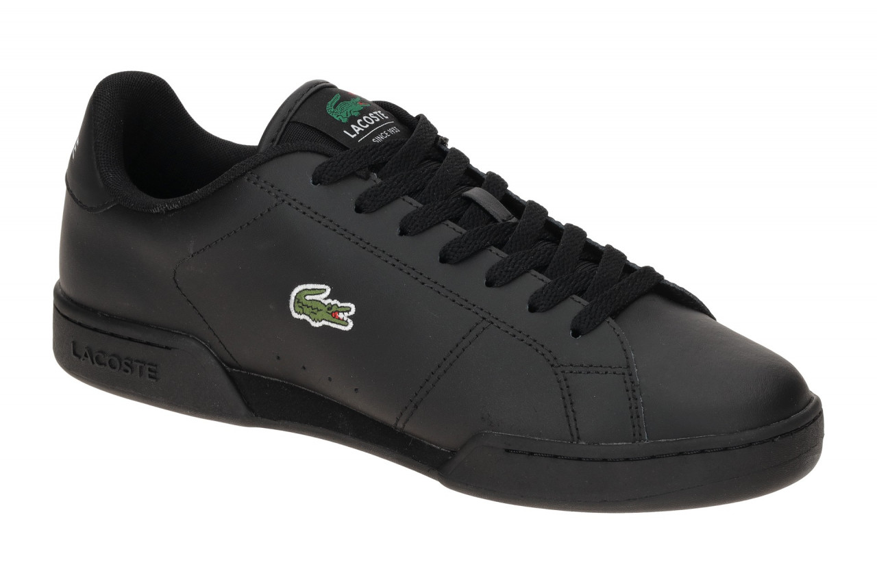 Lacoste Herrenschuhe Sneakers CARNABY CUP Schwarz Glattleder Gummisohle 1 Lacoste Herrenschuhe Sneakers CARNABY CUP Schwarz Glattleder Gummisohle