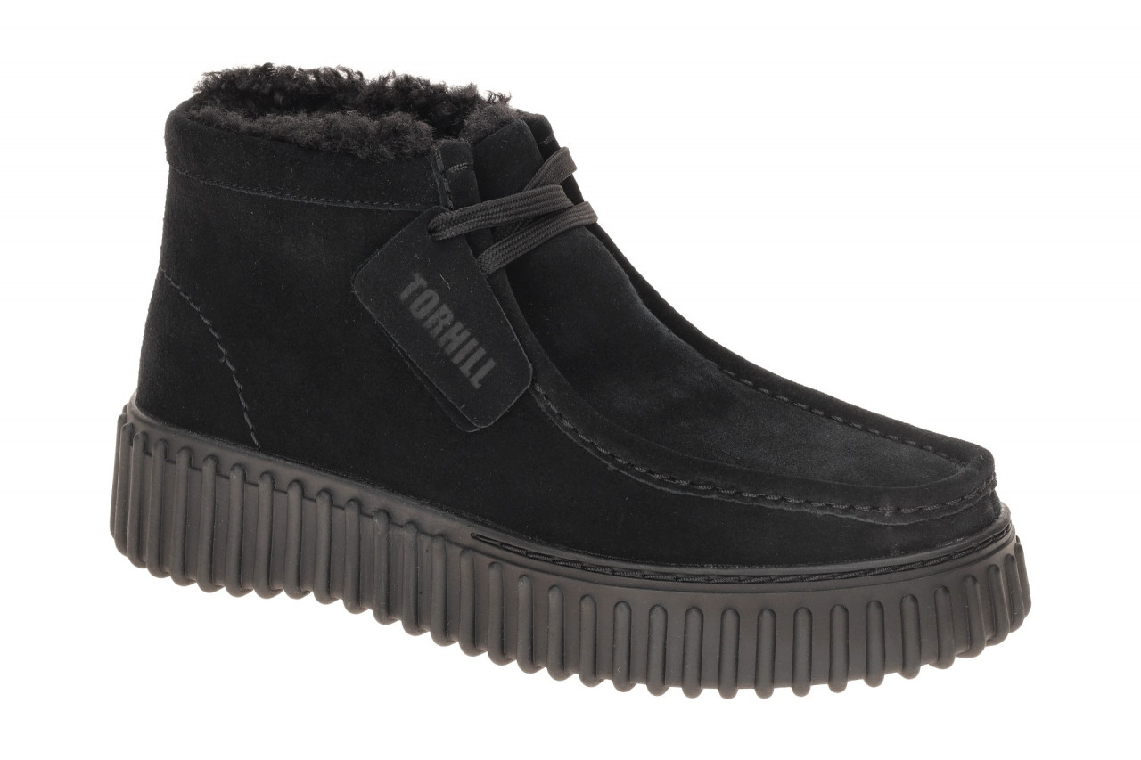 Clarks 26182916 4 TORHILL MOSS Schwarz Plateau Sneaker 3cm G Weite 1 Clarks 26182916 4 TORHILL MOSS Schwarz Plateau Sneaker 3cm G Weite