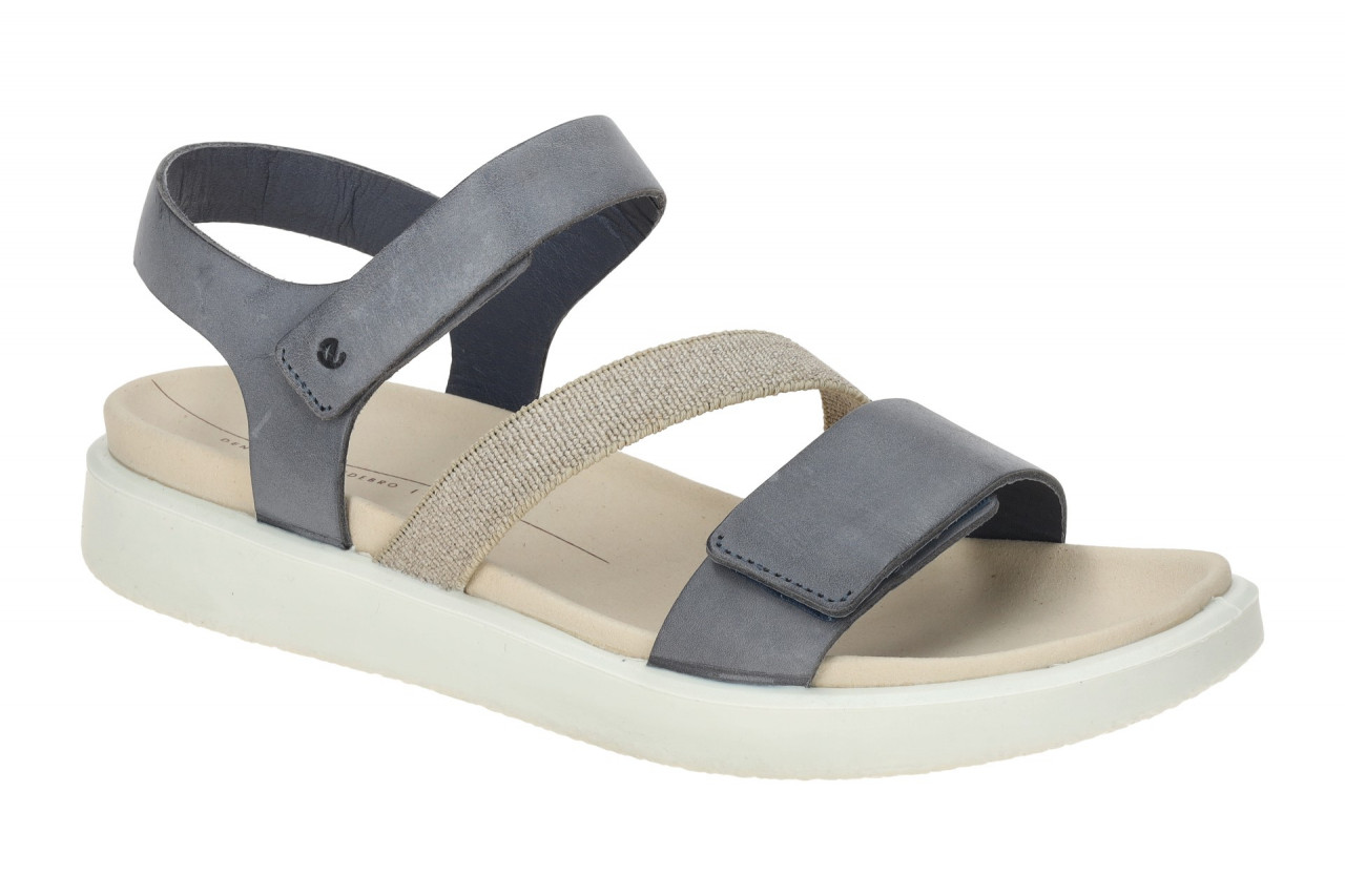 "Ecco 273713 Flowt Damen Sandalette blau-misty Velourleder - extra leicht und... 1 "Ecco 273713 Flowt Damen Sandalette blau-misty Velourleder - extra leicht und...