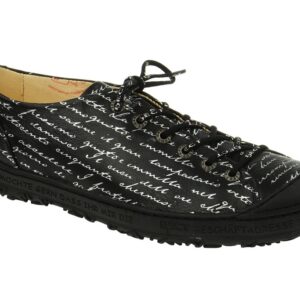 Eject 11207/3.51 DASS Damen Sneaker Schwarz Silber Echtleder Gummisohle