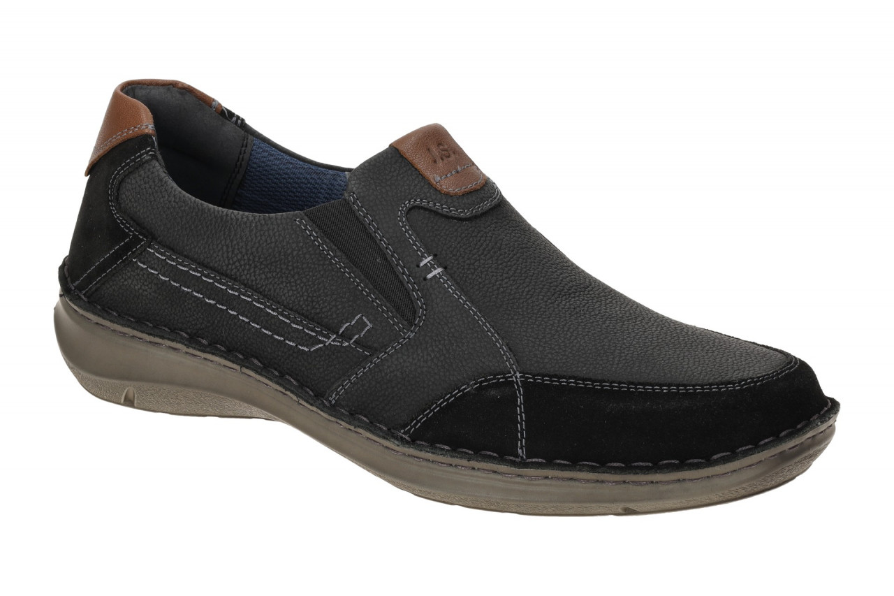 Josef Seibel Herrenschuhe 44901 TE071 101 in Schwarz - bequeme Slipper mit Ec... 1 Josef Seibel Herrenschuhe 44901 TE071 101 in Schwarz - bequeme Slipper mit Ec...