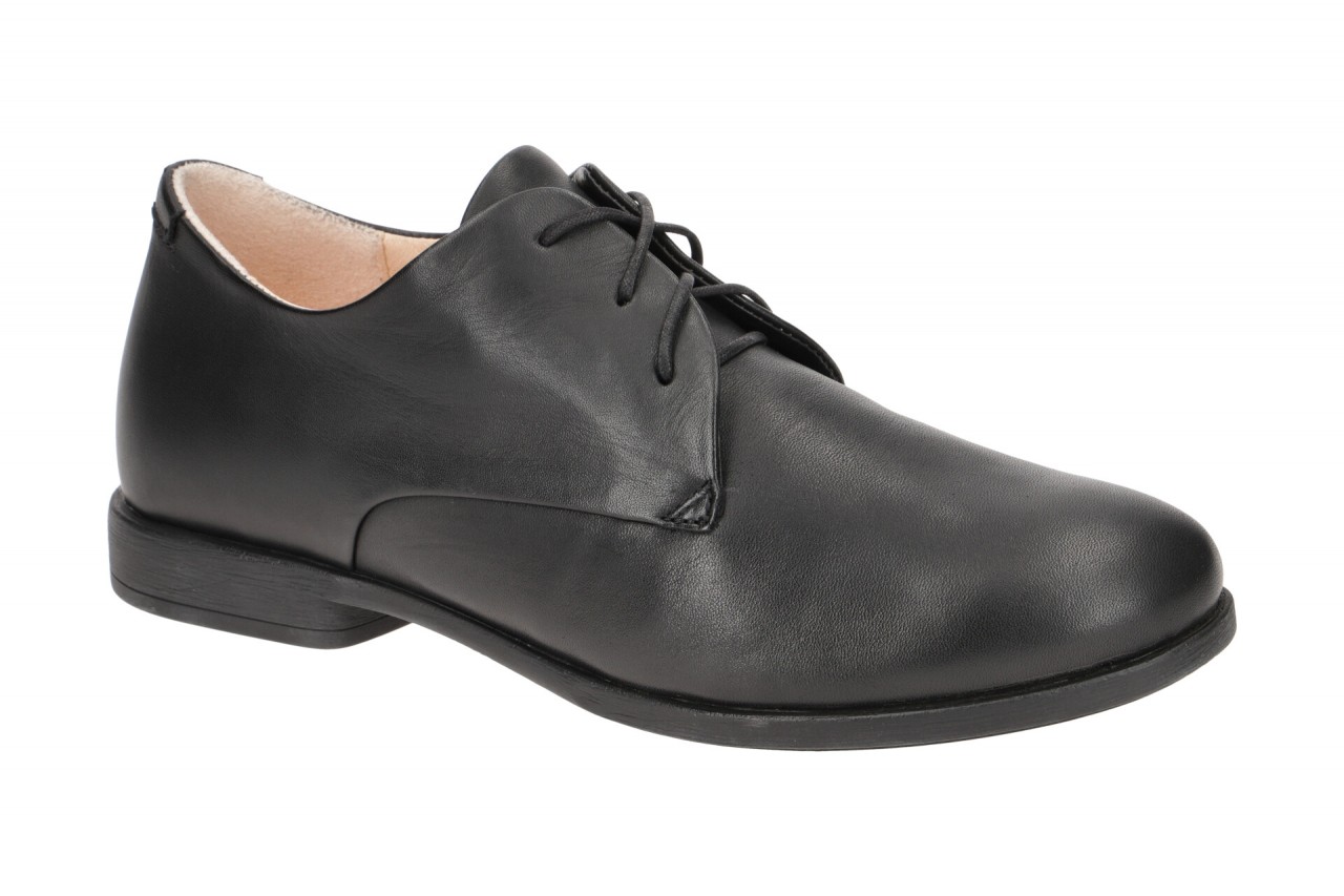 Think 20 Damen Schn?r-Halbschuhe AGRAT Schwarz Echtleder Wechselfu?bett 1 Think 20 Damen Schn?r-Halbschuhe AGRAT Schwarz Echtleder Wechselfu?bett