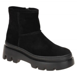 Paul Green Damen Winterstiefeletten 8113-01 Schwarz, Warmfutter, Gummisohle