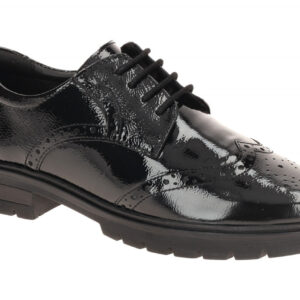 ara 12-11223 01 Cambridge Damen Halbschuhe schwarz Lackleder High Soft